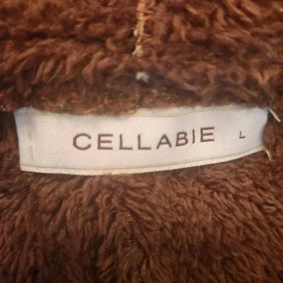 NWOT Cellabie full zip quilted patchwork hooded jacket  Size Large - Picture 7 of 7